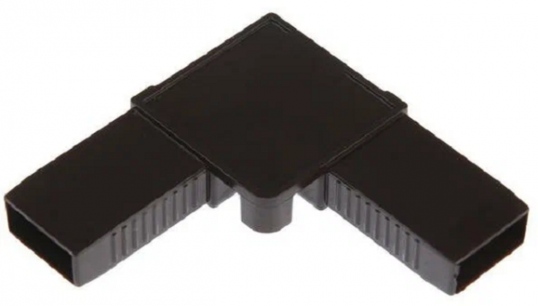 Уголок для москитной сетки цельнолитой чёрный